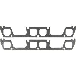 Clevite M77 - MS19977 - Header Gasket Set - SBC D-Port 1.750 x 1.600 - 1.750 x 1.600 in D Port - Steel Core Graphite - Small Block Chevy