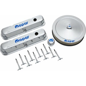 Proform - 440-900 - Engine Dress-Up Kit Chro me w/Blue MOPAR