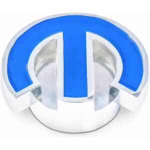 Proform - 440-337 - Mopar Deluxe Air Cleaner Nut Chrome w/Blue Emblem