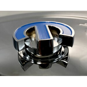 Proform - 440-337 - Mopar Deluxe Air Cleaner Nut Chrome w/Blue Emblem