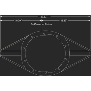 Strange - H1112 - Ford 9in Bare Housing 3.25" wo/Tubes