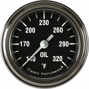 Classic Instruments - HR128SLF - Hot Rod Oil Temp 2-1/8 Full Sweep