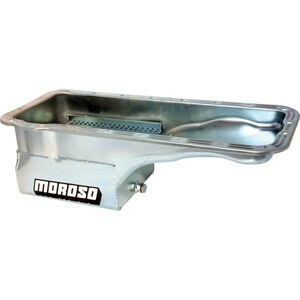 Moroso - 20609 - Ford FE S/S Oil Pan - 7qt. Front Sump