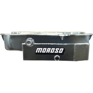 Moroso - 21325 - SBC 8qt CT Oil Pan - LH Dipstick