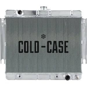 Cold Case Radiators - CHI566A - 66-68 Impala Aluminum Radiator Stamped