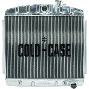 Cold Case Radiators - CHT563A - 55-56 Tri-5 Chevy Aluminum Radiator 6 Cyl (Front Mount)