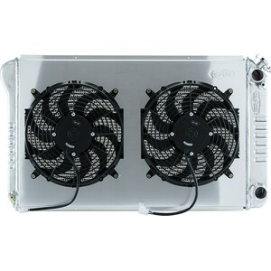 Cold Case Radiators - GMA546ASK - 68-77 A-Body LS SWAP Aluminum Radiator And Dual 14 Inch Fans