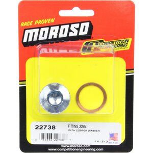 Moroso - 22738 - Plug Fitting - 20mm x 1.5mm