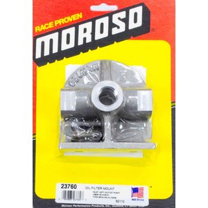 Moroso - 23760 - Chevy Oil Filter Mount