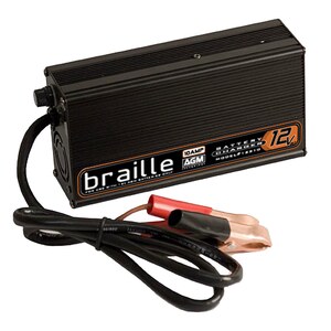 Braille Battery - 12310 - Battery Charger 12-Volt 10amp Rapid Charge