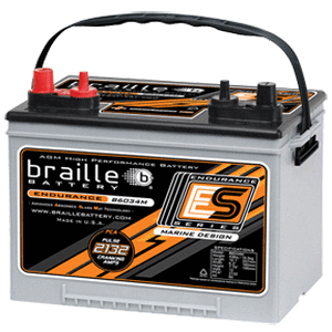 Braille Battery - B6034M - AGM Marine Battery Edurance Advanced