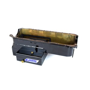 Canton - 18-360 - BBC Marine Oil Pan - 10qt. T-Sump 2pc. R/M