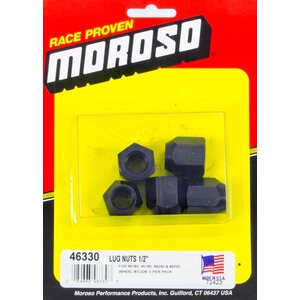 Moroso - 46330 - 1/2-20 Lug Nuts (5pk)