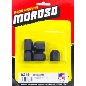 Moroso - 46345 - 12mmx1.5 Lug Nuts (5pk)