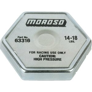 Moroso - 63316 - Radiator Cap 14-18lb