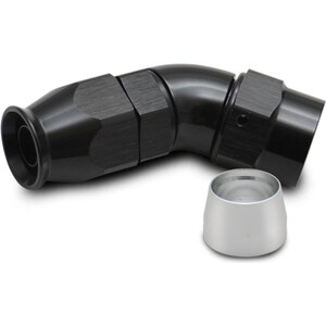Vibrant Performance - 28408 - 45 Degree High Flow Hose End Fitting For Ptfe