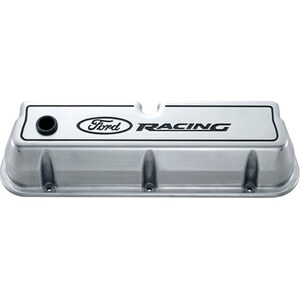 Ford Racing - 302-001 - Die Cast Alm Valve Cover Set  w/Ford Racing Logo