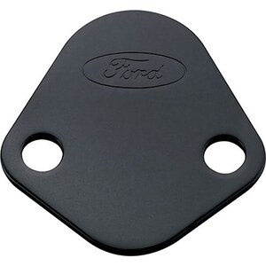 Ford Racing - 302-291 - Fuel Pump Block-Off Plate Black w/Ford Logo