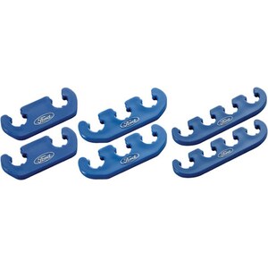 Ford Racing - 302-637 - Spark Plug Wire Dividers 6pk Blue Plastic
