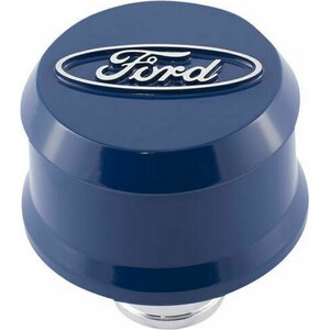 Ford Racing - 302-436 - Valve Cover Breather w/ Slant Edge - Alm Blue