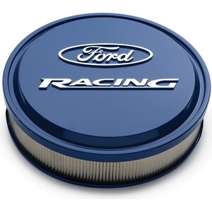 Ford Racing - 302-381 - Slant Edge Air Cleaner Kit 13in Dia  Drop Base