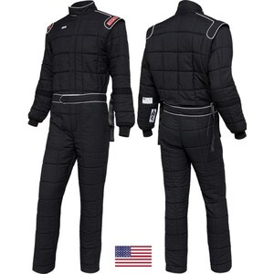 Simpson Safety - 4802231 - Suit Black Medium Drag SFI-20