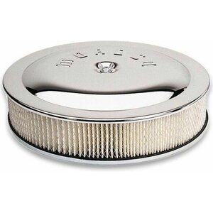 Moroso - 65946 - 14in Chrome Air Cleaner 5in Filter