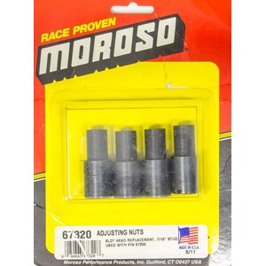 Moroso - 67320 - Stud Girdle Adj. Nuts 7/16in 4-Pack
