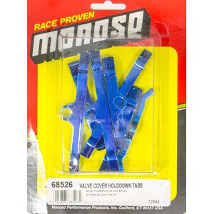 Moroso - 68526 - Valve Cover Hold Downs - Blue