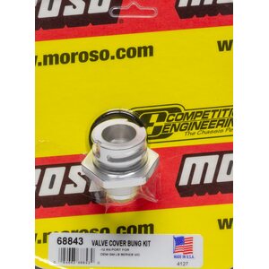 Moroso - 68843 - 12an Male Valve Cover Fitting for GM LS
