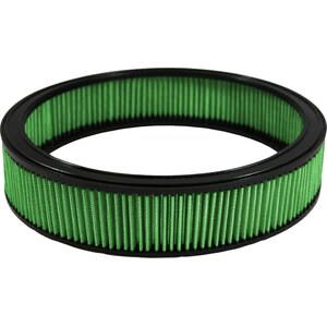 Green Filter - 2012 - Air Filter Element - Round - 14 in Diameter - 3 in Tall - Various GM Applications