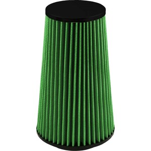 Green Filter - 2031 - Air Filter Element - Conical - 5.5 in Diameter Base - 4 in Diameter Top - 9 in Tall - 3.5 in Flange