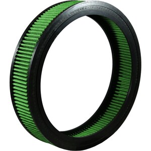 Green Filter - 2073 - Air Filter Element - Round - 12 in Diameter - 2.5 in Tall - Various GM Applications