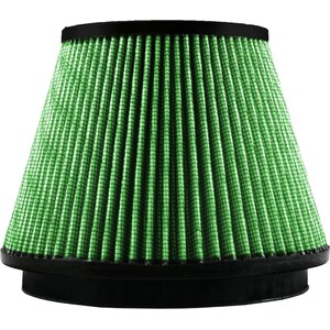 Green Filter - 2313 - Air Filter Element - Conical - 7.5 in Diameter Base - 4.75 in Diameter Top - 5.5 in Tall - 6 in Flange