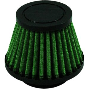 Green Filter - 2387 - Air Filter Element - Conical - 2.25 in Diameter Base - 2 in Diameter Top - 2.25 in Tall - 1.38 in Flange
