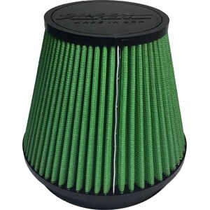 Green Filter - 7129 - Air Filter Element - Conical - 7.5 in Diameter Base - 4.75 in Diameter Top - 6 in Tall - 6 in Flange