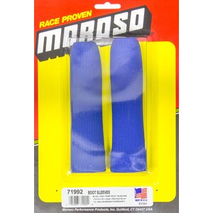 Moroso - 71992 - Hi-Temp Boot Sleeves - Blue (Pair)
