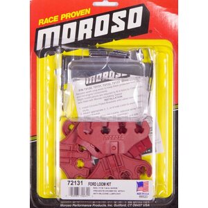 Moroso - 72131 - SBF Spark Plug Wire Loom Kit - Red