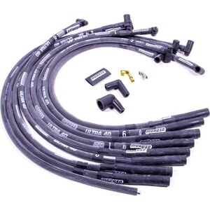 Moroso - 73819 - Ultra 40 Plug Wire Set - Black