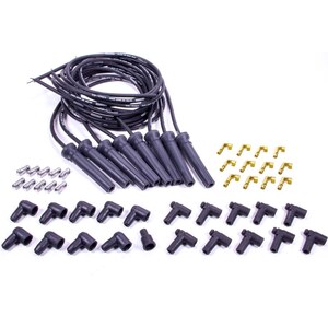 Moroso - 73839 - Ultra 40 Plug Wire Set - Black Unsleeved