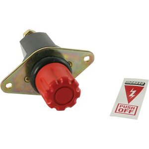 Moroso - 74106 - Disconnect Switch - Red - Push to Disconnect