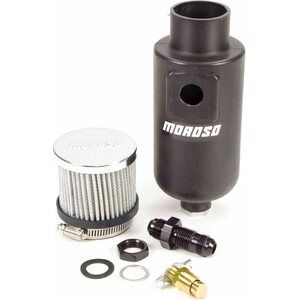 Moroso - 85404 - Poly Breather Tank w/8an Fitting