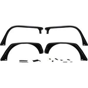 Rough Country - 10533 - 07-18 Jeep Wrangler JK F ront & Rear Fender Flare