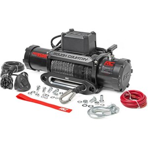 Rough Country - PRO9500S - 9500lb Pro Series Electr ic Winch Synthetic Rope