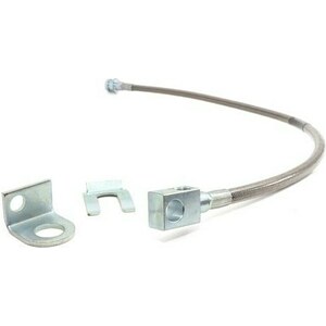 Rough Country - 89703 - 97-06 Jeep TJ Rear Stainless Brake Line