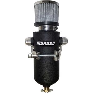 Moroso - 85753 - Remote Breather Tank - w/2 - 12an Fitting