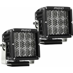 Rigid Industries - 322713 - LED Light 4x4in D-XL Pro Series Diffused Pair