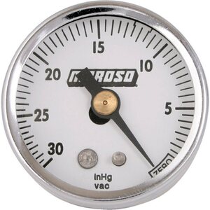 Moroso - 89610 - 1-1/2 Vacuum Gauge - 0-30HG