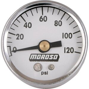 Moroso - 89611 - 1-1/2 Oil Pressure Gauge - 0-120PSI