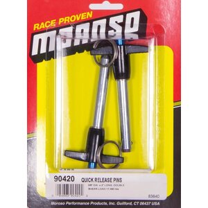 Moroso - 90420 - Quick Release Pins (2) 3/8 x 2in
